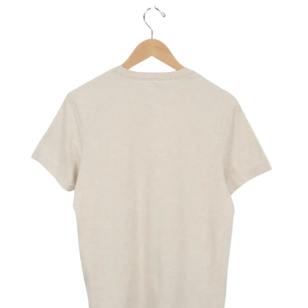 J.Crew Men's Broken-in Short Sleeve Pocket T-Shirt Heather Ecru Size Small NWT